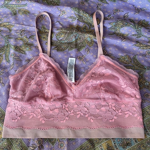 Victoria's Secret Other - 💫 VS | Pink & Nude Lacey Bralette Sz XS